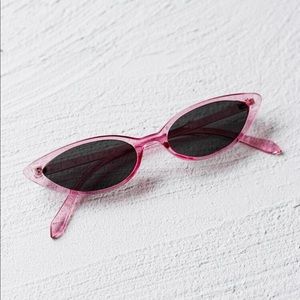 Pink Cat Eyed Sunglasses NWT